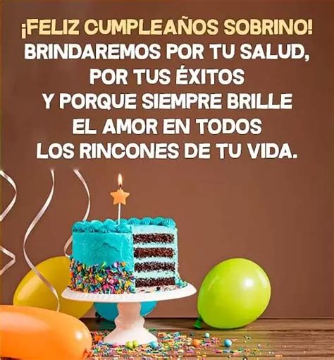 feliz cumpleaños a sobrino|feliz cumpleanos sobrino querido.